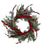 50cm Frosted Pine Mistletoe & Berry Wreath