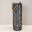 50cm Tall Grey Washed Woven Wicker Lantern