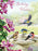 7x5inch Greeting Card - Birthday Wishes - Garden Birds Image