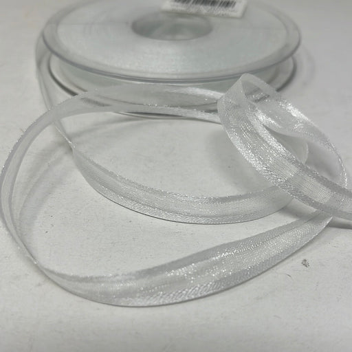 Blue Ice 10mm Satin Edge Organza x 25m