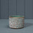 Green And Copper Washed Cement Planter L12.5xd12.5xh8.5cm