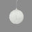 8cm Super Frost White Bauble