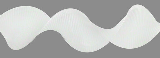 Ruffle Ribbon - 10cm x 2.7m - White