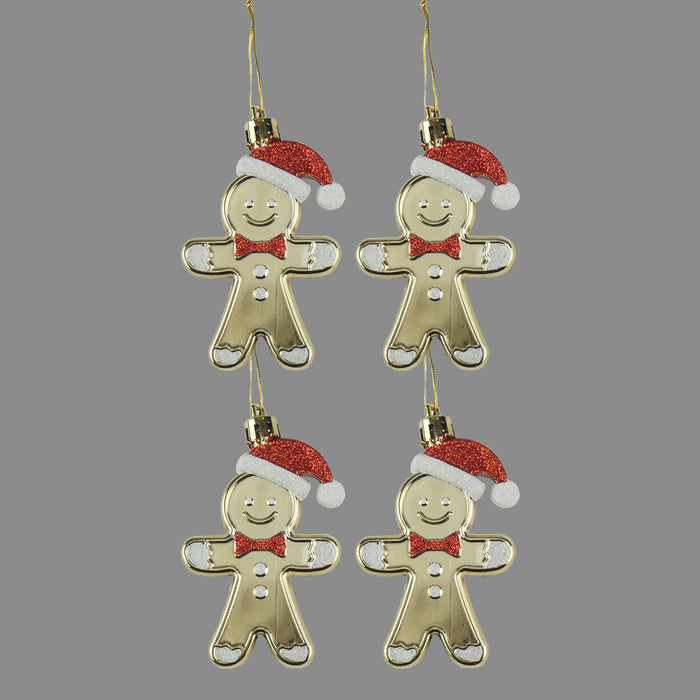 4 Hanging Gingerbread Men