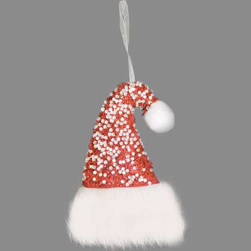 Red Crystal Hat Bauble