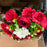 Rose Ranunculus & Hydrangea Bush - Red