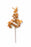 86cm Orange Leaf Spray