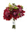 5 Head Dahlia Flower Bundle x Height 30cm - Burgundy