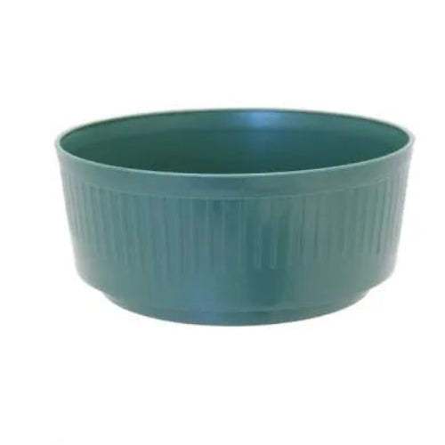 5 Green Bulb Bowls - Diameter 20.6cm