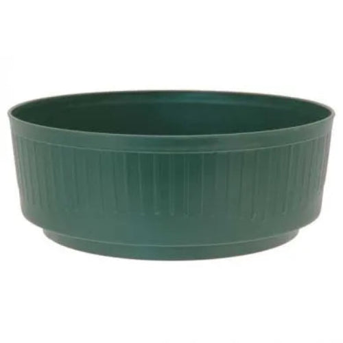 5 Green Bulb Bowls - Diameter 24.3cm