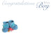 50  Florist Cards - Congratulations It's A Boy
