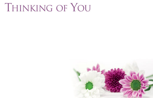 50  Florist Cards - Thinking Of You