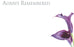 50  Florist Cards - Always Remembered Purple Calla