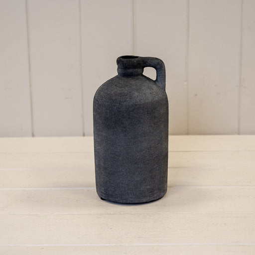 Grey Medium Textured Jug 9cm X 9cm X 17cm
