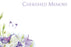 50  Florist Cards - Cherished Memory Butterflies