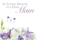 50  Florist Cards - In Loving Memory MAM