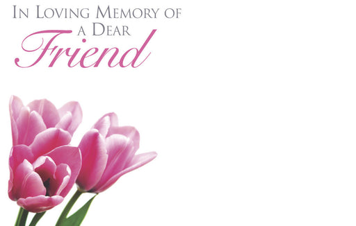 50  Florist Cards - In Loving Memory Friend