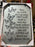 Butterflies Hanging Glass Memorial Plaque