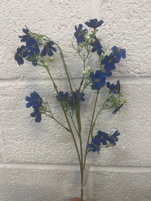 Single stem royal blue babies breath 65cm