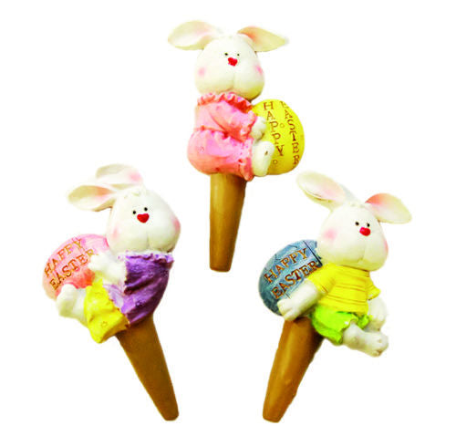 Single 3D Resin Message Label Happy Easter - One Selected At Random