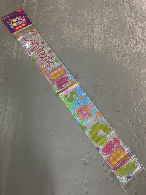its a Girl Banner - BA1048