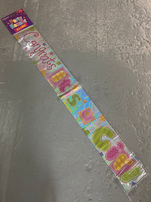 its a Girl Banner - BA1048