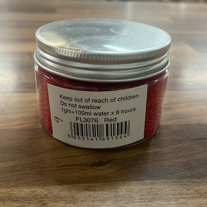 RED 100g Crystal Pearls