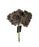 6 Head Foam Rose Bunch -  Brown