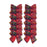 6cm Wired Tartan Bows x 12