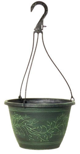 Linden Hanging Basket 28cm - Verdigris