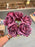 Dried look burgundy rose bundle