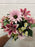 Raspberry pink gerbera lily and daisy bush