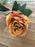 Single Stem Velvet Touch Rose - Orange Terracotta