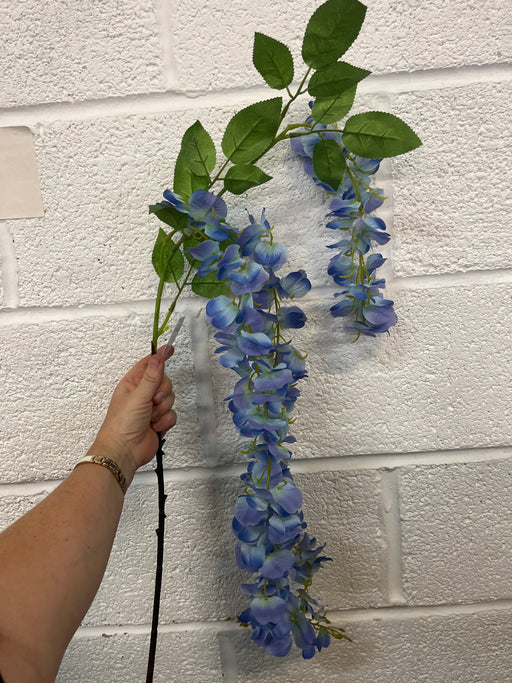 108cm trailing wisteria blue shades