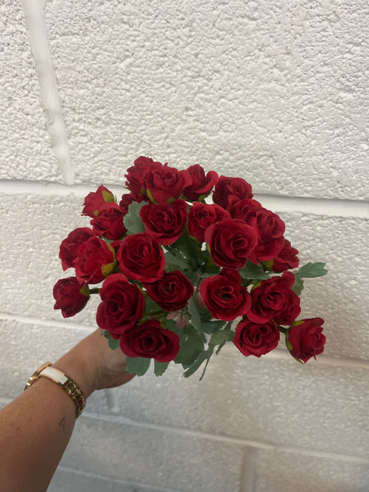 Discontinued 33cm mini wild meadow red rose bush