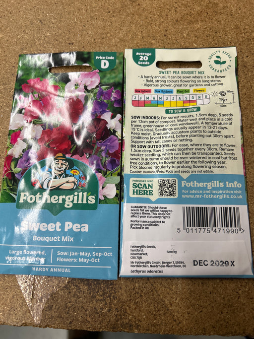 Sweet Pea Bouquet Mix Seeds