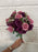 9 Stem Multiple Head Mini Rose Bush - Pink/purple mauve