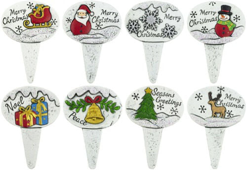 Cement Christmas Label - One Selected at Random x 8cm