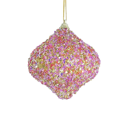 8cm Rio Sparkle Onion Bauble