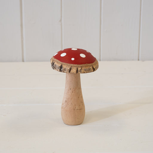 Red Wooden Toadstool