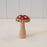 Red Wooden Toadstool