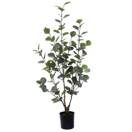 95cm Artificial Eucalyptus Plant in Pot -  Grey/Green
