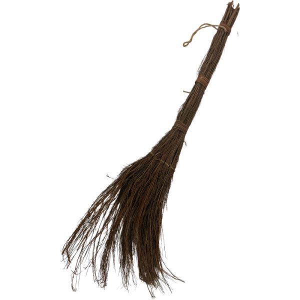95cm Rustic Natural Twig Witch Broomstick