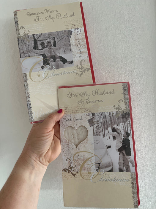 9x6” Christmas Card - For My Husband - Randomly Selected