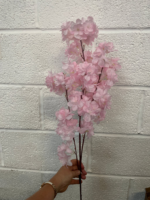 95cm soft pink blossom branch