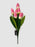 9 Stem Tulip Flower Bush x 44cm - Pink