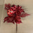 Christmas Artificial Red Poinsettia & Bauble Florist Wire Pick x 20cm  - Single