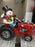 Christmas Ornament Tractor with Snowman & LED Lights x Length 24cm
