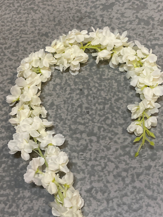 SINGLE Cream Hanging Wisteria Cherry Blossom Garland x 120cm