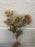 Single stem vintage dusky orange meadow flower 53cm